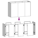 vidaXL corten acél kerti magaságyás 120x40x80 cm