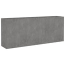 vidaXL corten acél kerti magaságyás 200x40x80 cm