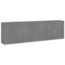 vidaXL corten acél kerti magaságyás 280x40x80 cm