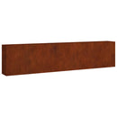 vidaXL corten acél kerti magaságyás 360x40x80 cm