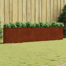 vidaXL corten acél kerti magaságyás 360x40x80 cm