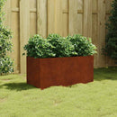 vidaXL corten acél növénytartó 80 x 40 x 40 cm