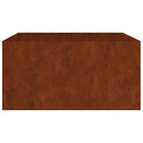 vidaXL corten acél növénytartó 80x80x40 cm