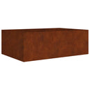 vidaXL corten acél kerti magaságyás 120x80x40 cm