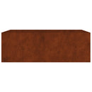 vidaXL corten acél kerti magaságyás 120x80x40 cm