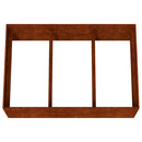 vidaXL corten acél kerti magaságyás 120x80x40 cm