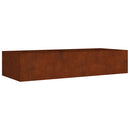 vidaXL corten acél kerti magaságyás 200x80x40 cm
