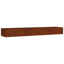 vidaXL corten acél kerti magaságyás 360x80x40 cm