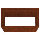 vidaXL corten acél növénytartó 40x80x80 cm