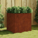 vidaXL corten acél növénytartó 80x80x80 cm