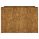 vidaXL corten acél kerti magaságyás 120x80x80 cm