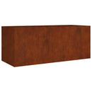 vidaXL corten acél kerti magaságyás 200x80x80 cm