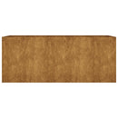 vidaXL corten acél kerti magaságyás 200x80x80 cm