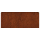 vidaXL corten acél kerti magaságyás 200x80x80 cm