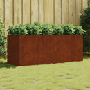vidaXL corten acél kerti magaságyás 200x80x80 cm