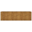 vidaXL corten acél kerti magaságyás 280x80x80 cm