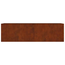 vidaXL corten acél kerti magaságyás 280x80x80 cm