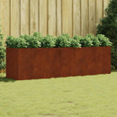 vidaXL corten acél kerti magaságyás 280x80x80 cm