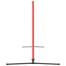 vidaXL fekete és piros poliészter teniszháló 300x100x87 cm
