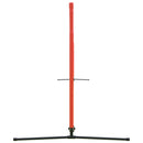 vidaXL fekete és piros poliészter teniszháló 500x100x87 cm