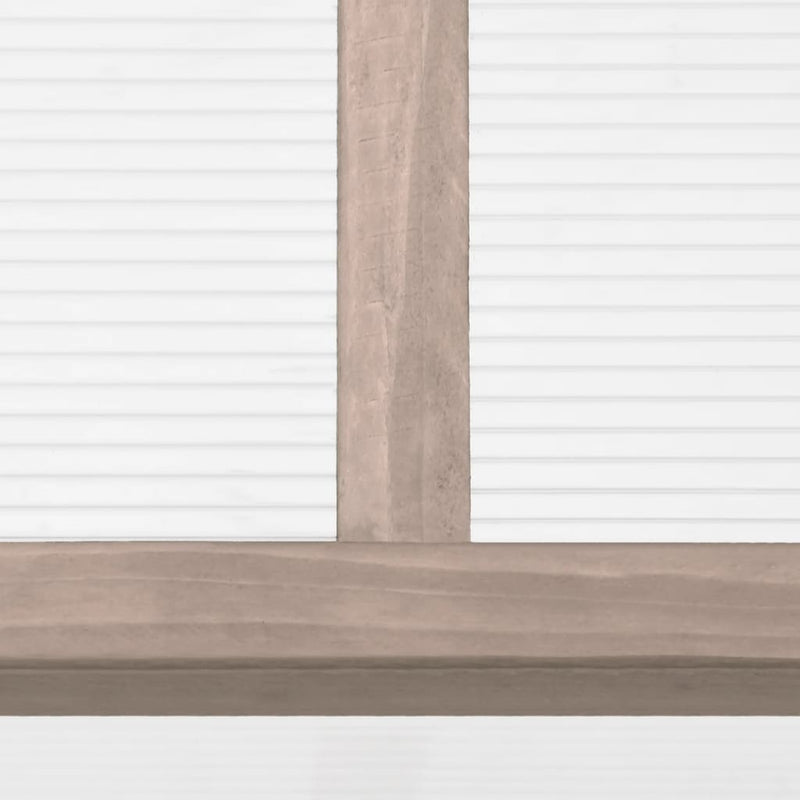 vidaXL szürke fenyőfa melegház 110 x 58,5 x 39 cm