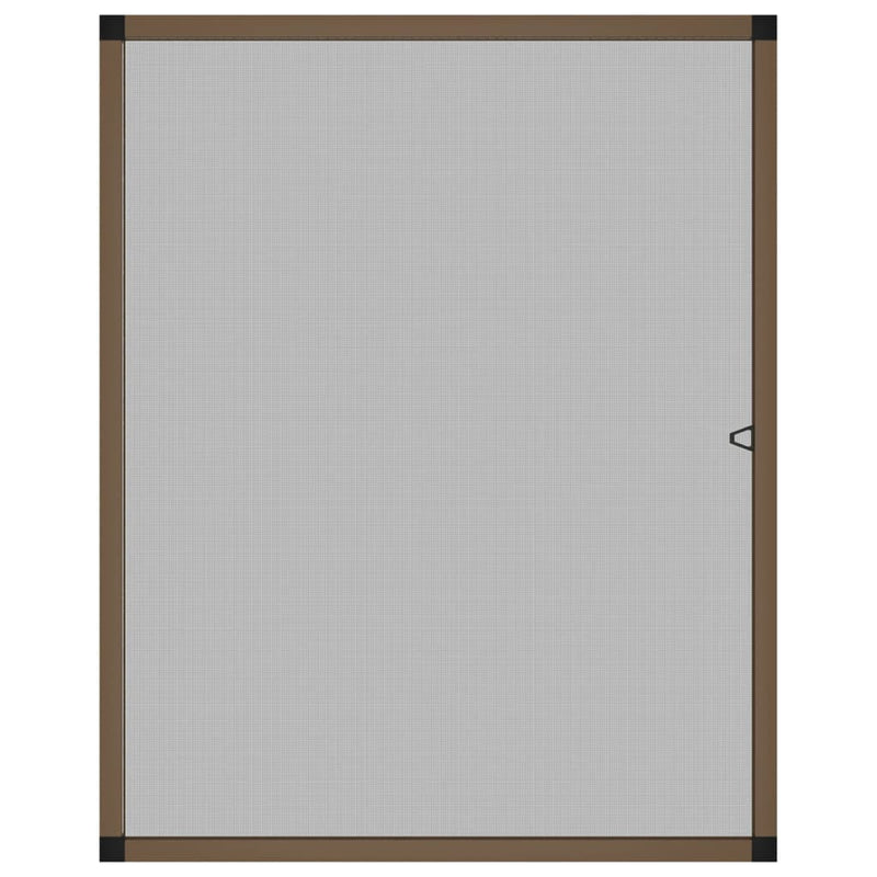 vidaXL barna ablakszúnyogháló 80x100 cm
