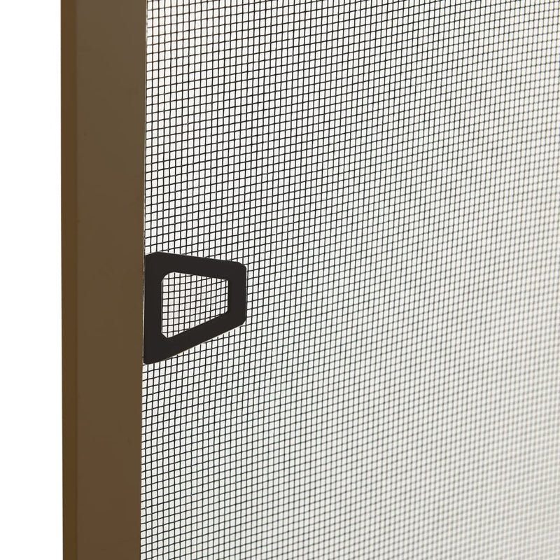 vidaXL barna ablakszúnyogháló 80x100 cm