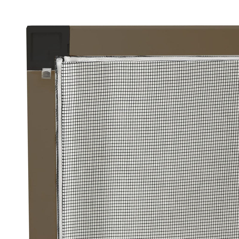 vidaXL barna ablakszúnyogháló 80x100 cm