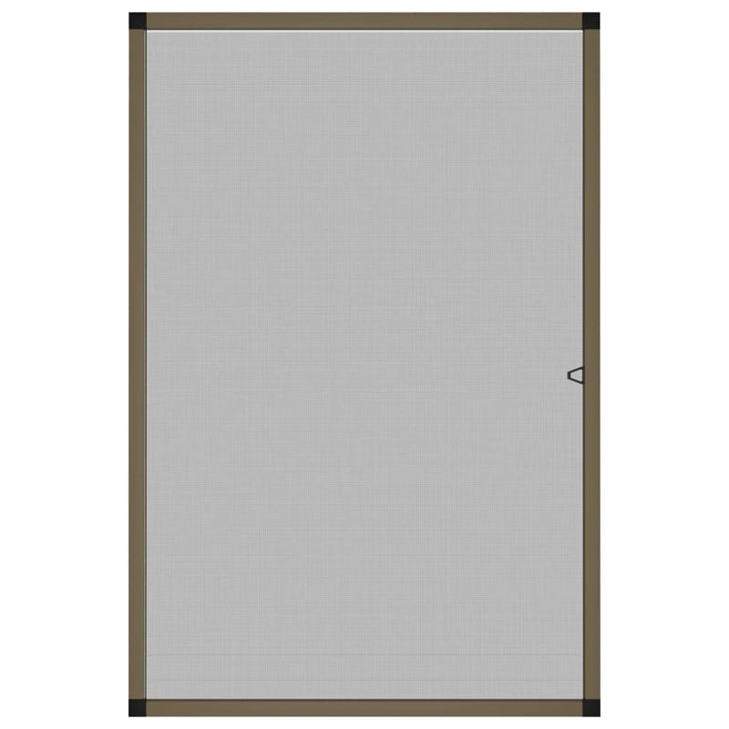 vidaXL barna ablakszúnyogháló 80 x 120 cm
