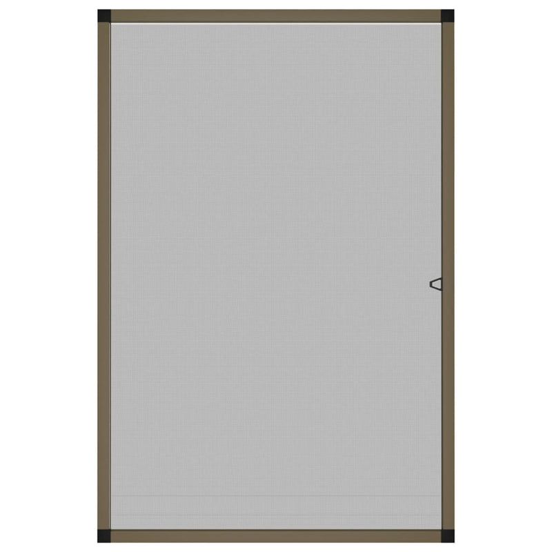 vidaXL barna ablakszúnyogháló 90x120 cm