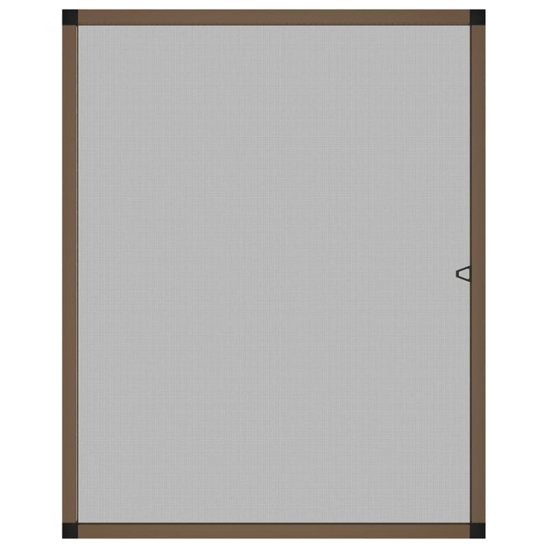 vidaXL barna ablakszúnyogháló 100x120 cm