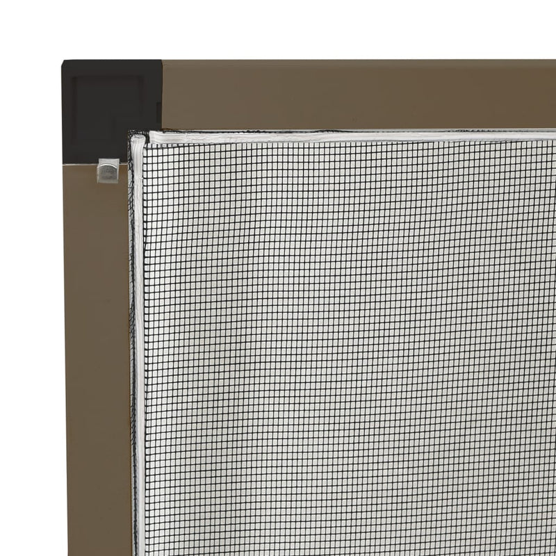vidaXL barna ablakszúnyogháló 100x120 cm