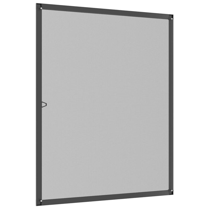 vidaXL antracitszürke ablakszúnyogháló 80x100 cm