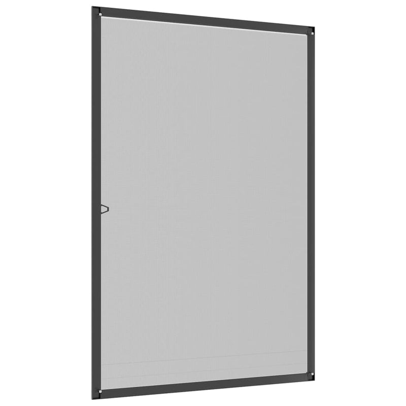 vidaXL antracitszürke ablakszúnyogháló 80x120 cm