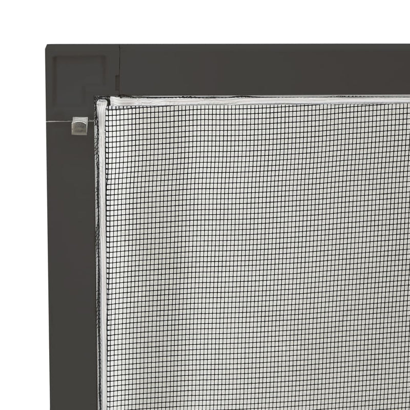 vidaXL antracitszürke ablakszúnyogháló 80x120 cm