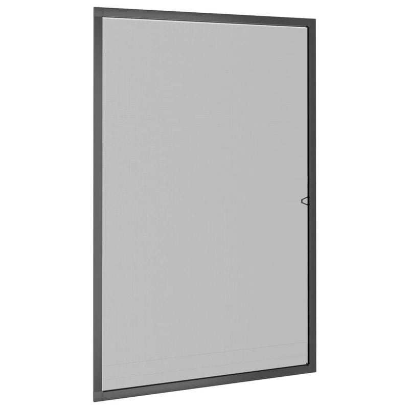 vidaXL antracitszürke ablakszúnyogháló 90x120 cm