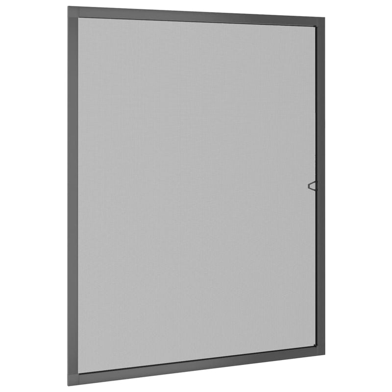 vidaXL antracitszürke ablakszúnyogháló 100x120 cm