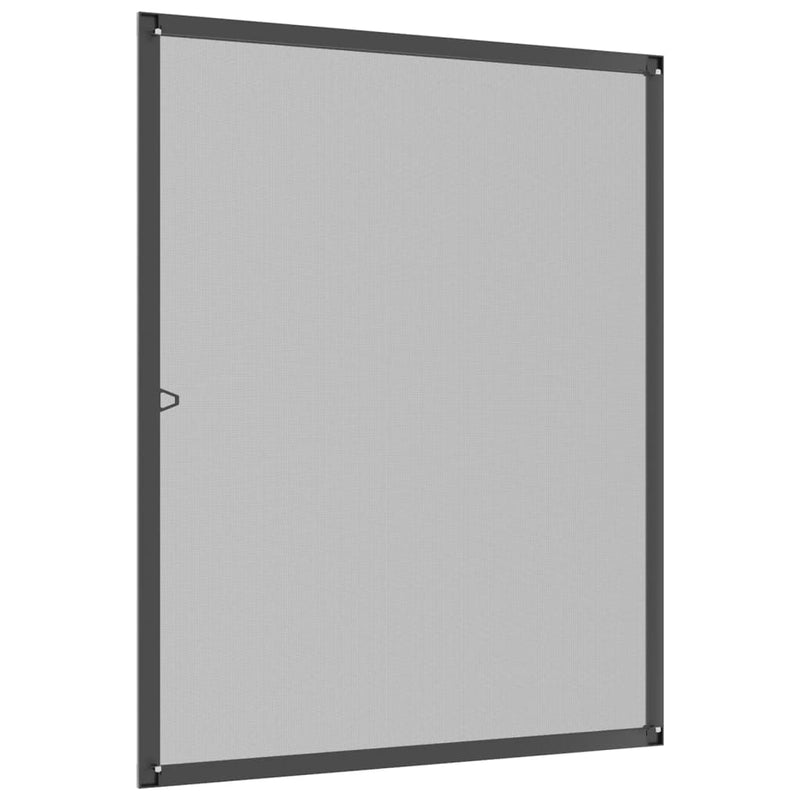 vidaXL antracitszürke ablakszúnyogháló 100x120 cm