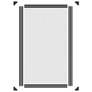 vidaXL antracitszürke mágneses ablakszúnyogháló 80 x 140 cm