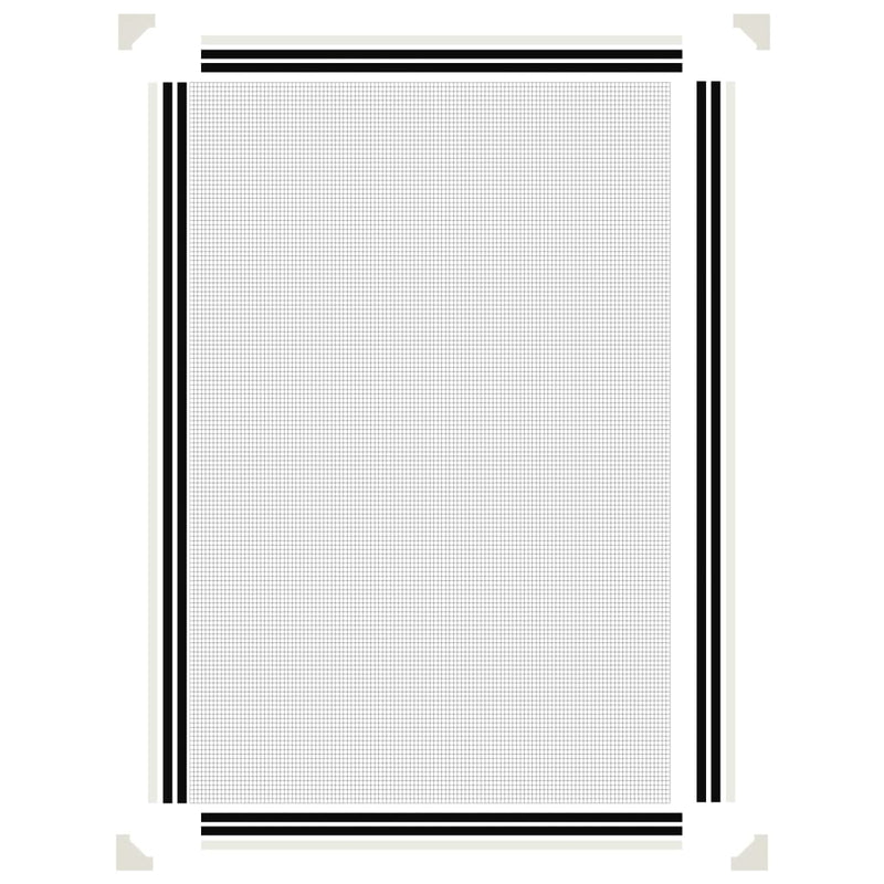vidaXL fehér mágneses ablakszúnyogháló 80 x 120 cm