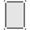 vidaXL antracitszürke mágneses ablakszúnyogháló 80 x 120 cm