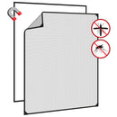 vidaXL antracitszürke mágneses ablakszúnyogháló 100 x 120 cm