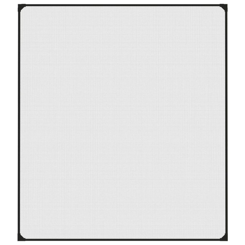 vidaXL antracitszürke mágneses ablakszúnyogháló 120 x 140 cm