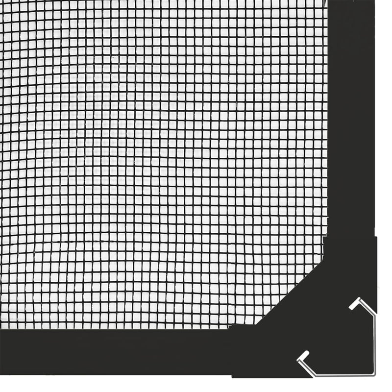 vidaXL antracitszürke mágneses ablakszúnyogháló 120 x 140 cm