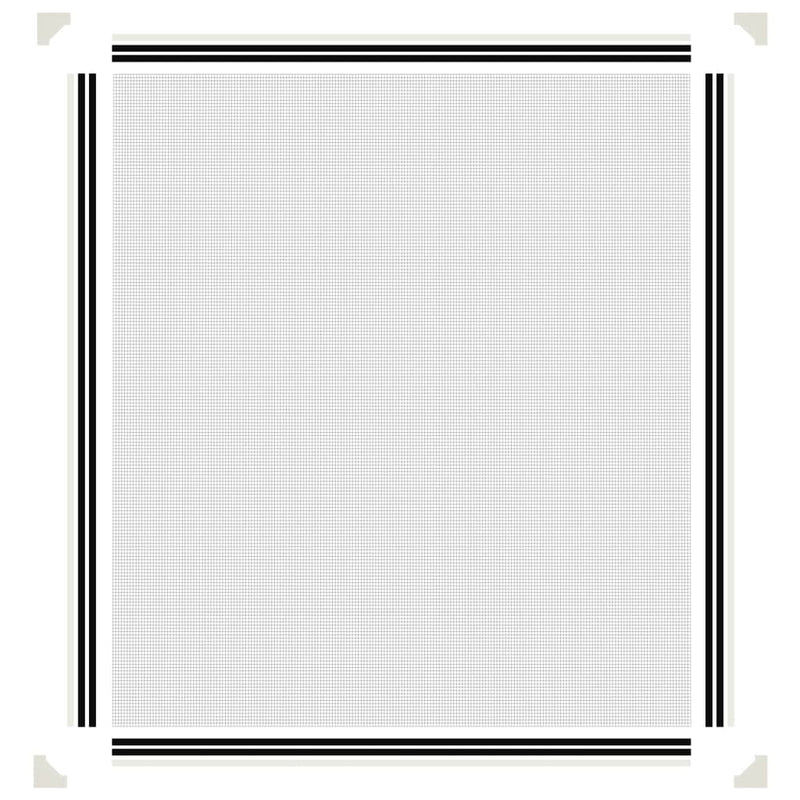 vidaXL fehér mágneses ablakszúnyogháló 130 x 150 cm
