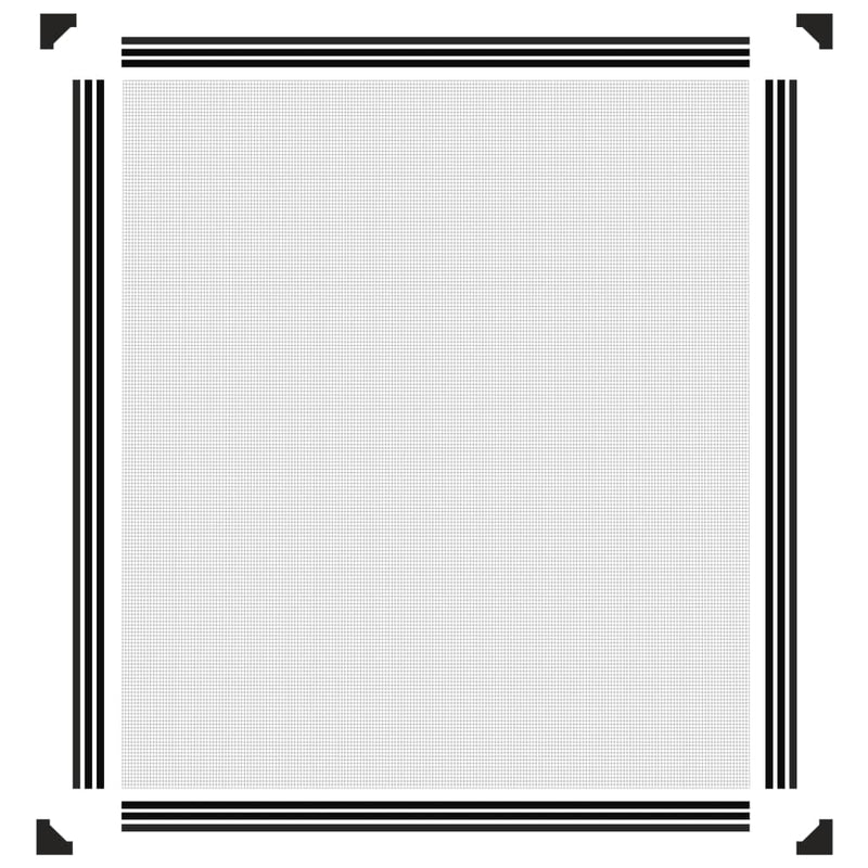 vidaXL antracitszürke mágneses ablakszúnyogháló 120 x 140 cm