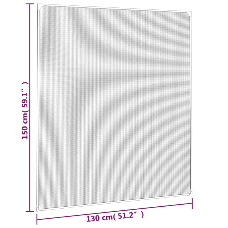 vidaXL antracitszürke mágneses ablakszúnyogháló 120 x 140 cm