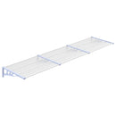 vidaXL szürke és átlátszó polikarbonát ajtóelőtető 358,5 x 90 cm