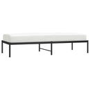 vidaXL fekete fém ágykeret 75 x 190 cm