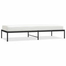 vidaXL fekete fém ágykeret 90 x 200 cm